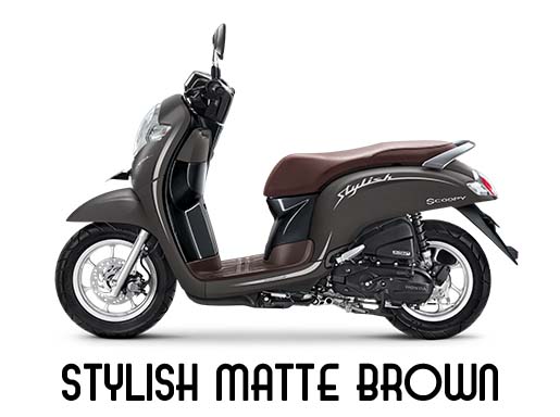 New Honda Scoopy white